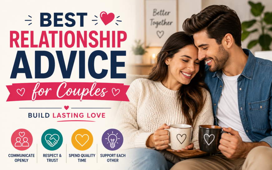 Happy couple following the best relationship advice for couples to build lasting love