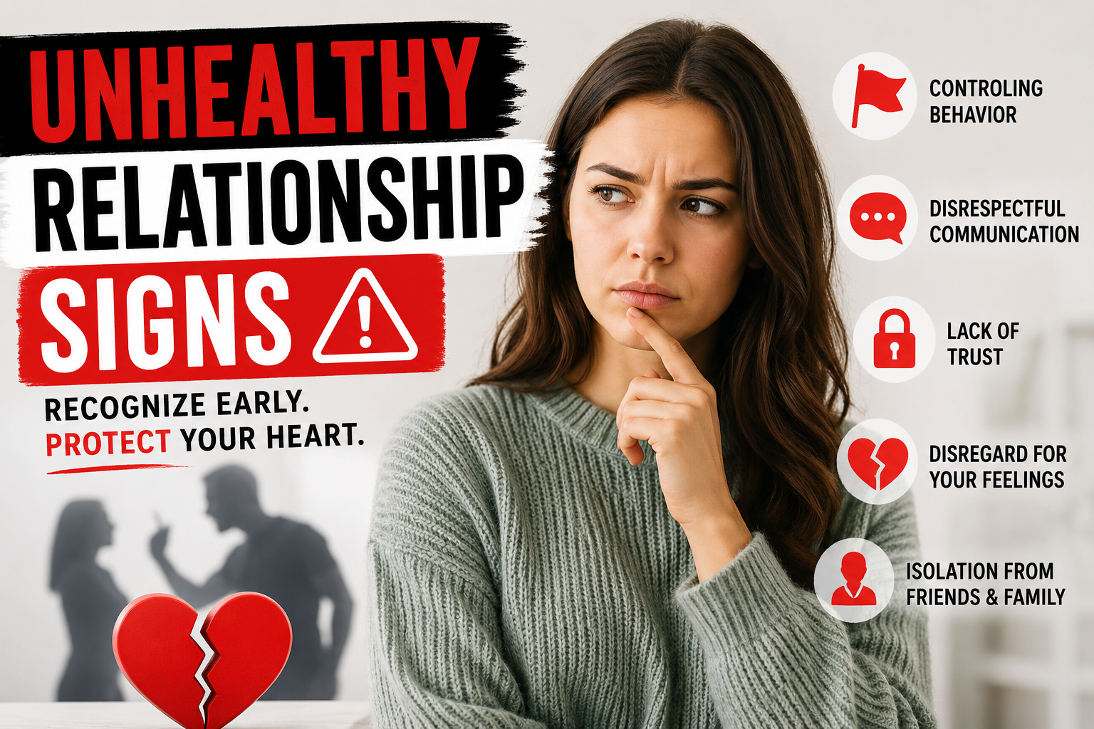 13 Early Unhealthy Relationship Signs Every Person Should Recognize