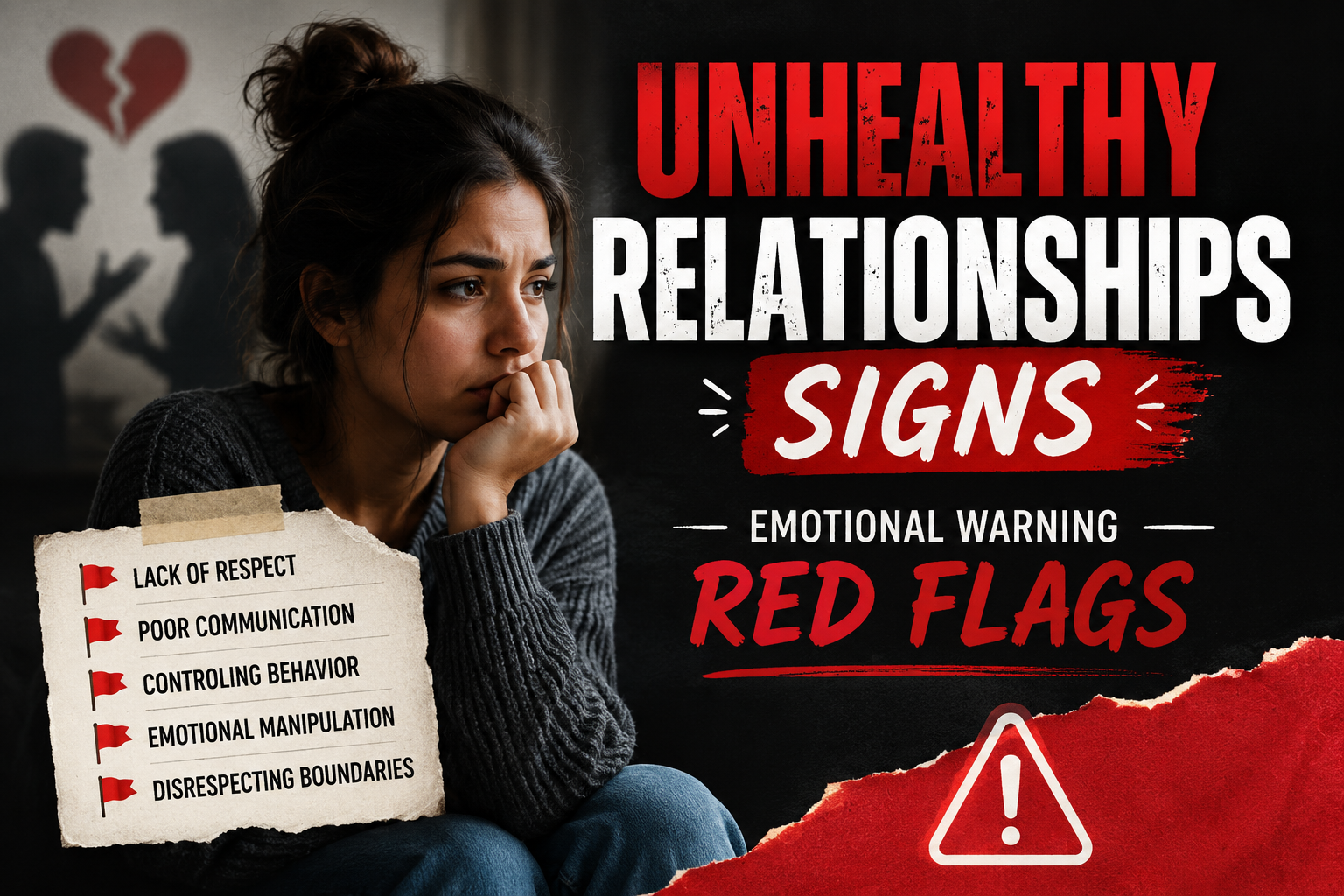 15 Warning Unhealthy Relationships Signs You Should Never Ignore